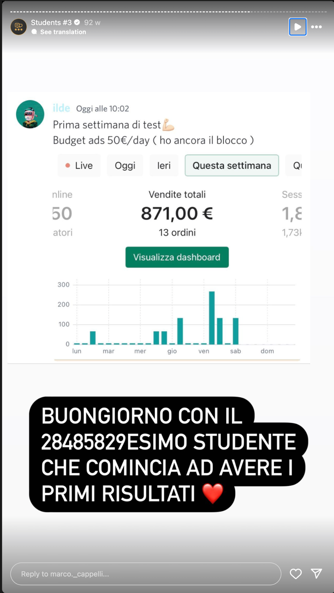 Testimonianza studente 12