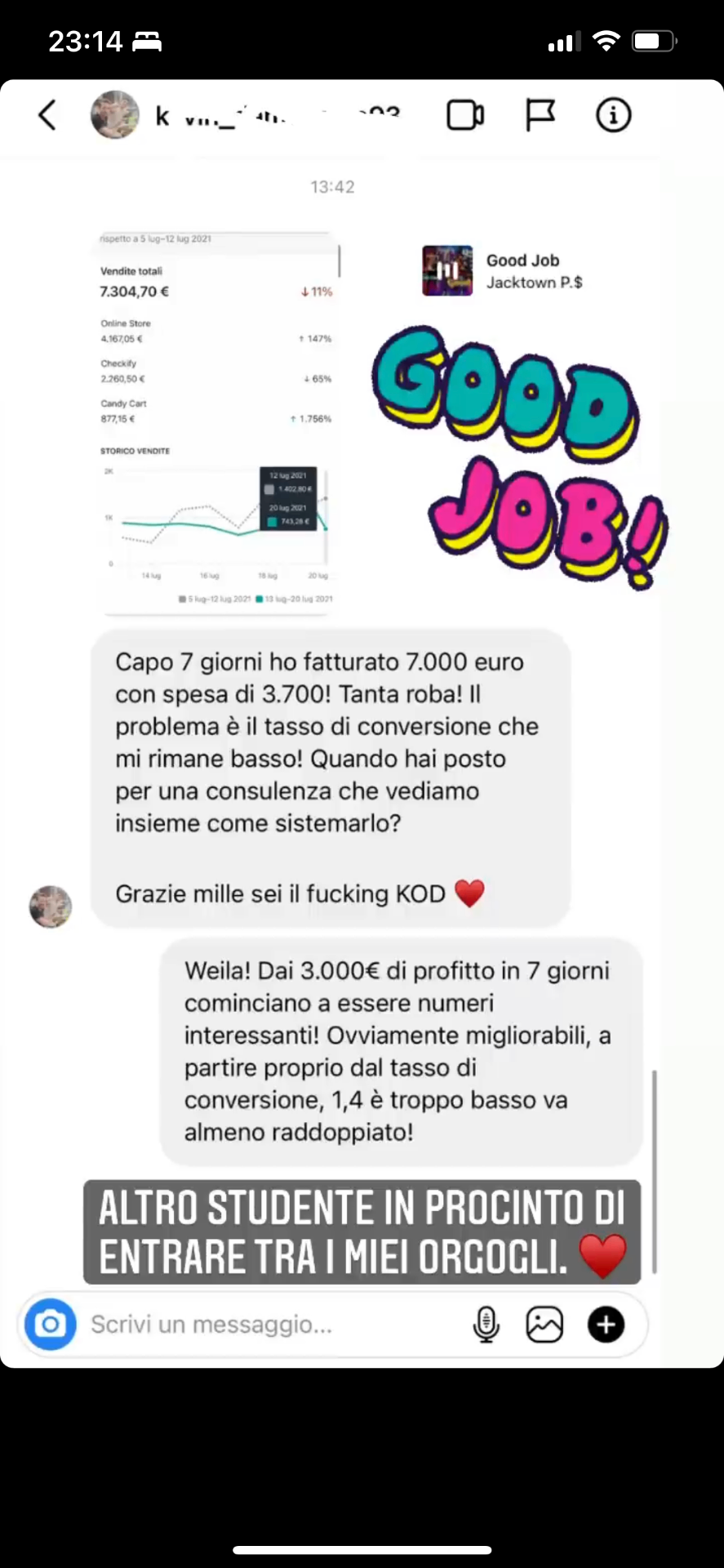 Testimonianza studente 5