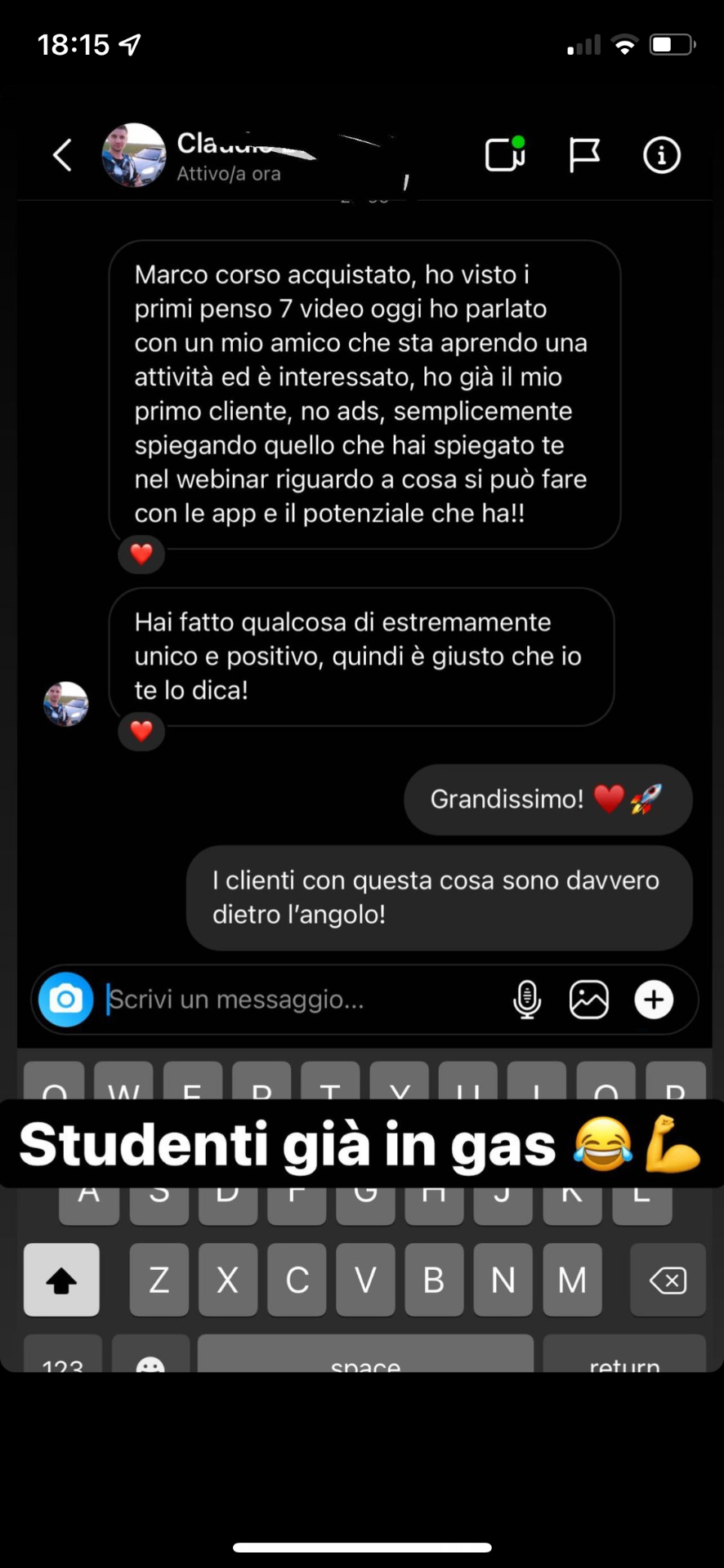 Testimonianza studente 11